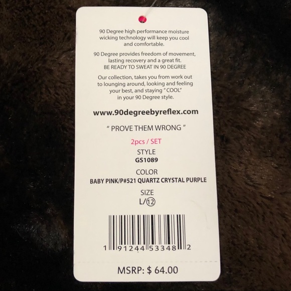 90 DEGREE BY REFLEX SHORT SLEEVE & LEGGINGS SET😍 - Picture 7 of 7